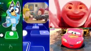 Молния Маквин 🆚 Блю и Бинго