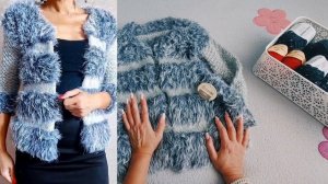 🔥 Жакет из Меха Кролика/ Бесплатные Мастер Классы