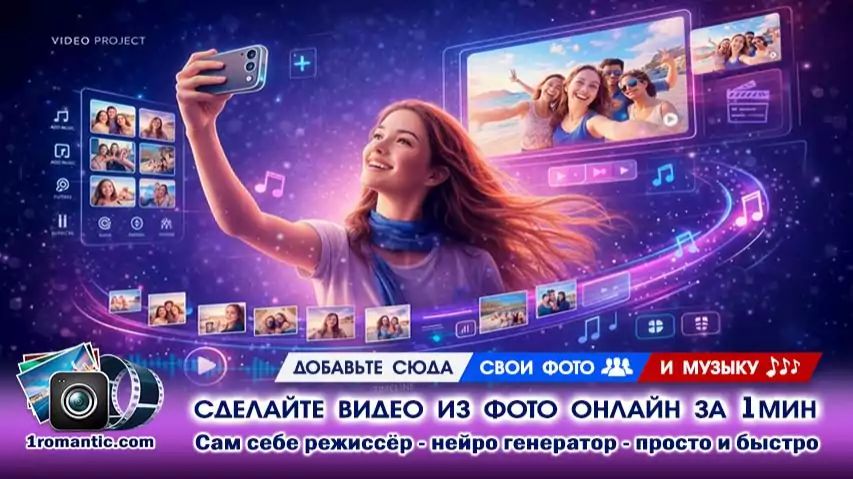 Слайд-шоу из Фотографий | Создать Бесплатно