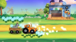 Синий трактор/ Синий стал оранжевым?🚜