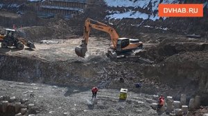 «Первый куб» бетона будущего ЖК «Самородный квартал» залили в Хабаровске