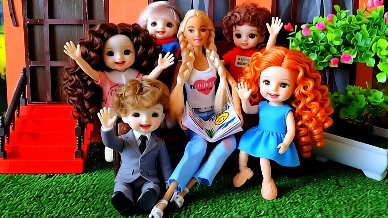 Дом, где живут куклы. Серия-3 ❤️.. Малышка Кэти в детском садике