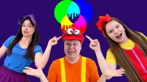 Детская песенка про цвета 🟡🟢🟣