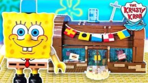 ЛЕГО Я собрал Губку Боба Красти из LEGO.