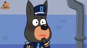 Храбрый шериф Лабрадор, пришелец, украл носорожка. Познавательный мультфильм.