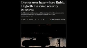 😱Иранские дроны над Вашингтоном?властей эвакуируют в безопасные места.