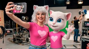 АНДЖЕЛА ГОВОРЯЩИЙ ТОМ И ДРУЗЬЯ СТАЛИ РЕАЛЬНЫМИ! ИГРА ПРО КОТИКОВ И СОБАЧЕК ВСТРЕЧА С ЛЮДЬМИ РЕАКЦИЯ