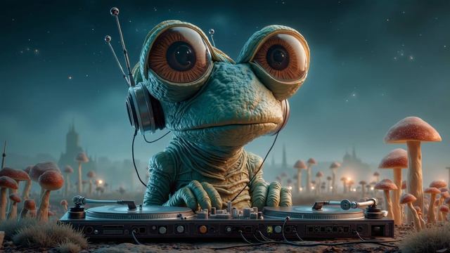 Cosmic DJ Alien Mix ｜ Galactic 80s Synthwave & Future Electro Beats-(1080p30) смотреть онлайн
