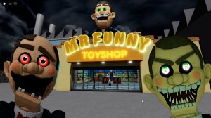 Магазин игрушек Мистера Фанни в роблоксе. Побег охранника