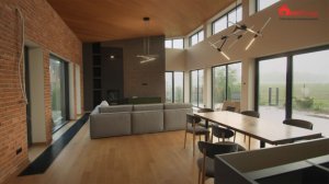 Обзор одноэтажного дома площадью 350 м², сделанного «под ключ»