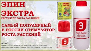 Эпин Экстра – самый популярный в России стимулятор роста растений и антистрессовое средство. Обзор