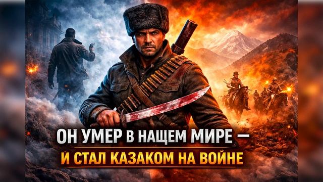АУДИОКНИГА ПОЛНОСТЬЮ | Он умер в нашем мире — и стал казаком на войне | Книга 1 из 6