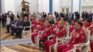 Вручение государственных наград победителям и призёрам ХIV Паралимпийских зимних игр