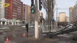 УГХ ЖЕЛЕЗНОГОРСКА ПРОВЕЛО ЗАМЕНУ И УСТАНОВКУ ДОПОЛНИТЕЛЬНЫХ СВЕТОФОРНЫХ ОБЪЕКТОВ