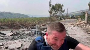 Появились кадры удара ракеты по журналистам RT на юге Ливана.