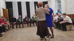 20260315 Посиделки под гармонь песня Миленький ты мой возьми меня с собой вальс Амурские волны танец