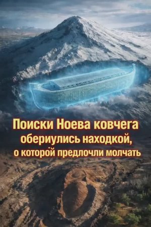 Поиски Ноева ковчега обернулись находкой о которой предпочли молчать. Часть 1