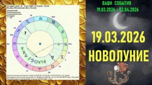 ВОДОЛЕЙ: "СОБЫТИЯ от НОВОЛУНИЯ с 19 МАРТА по 2 АПРЕЛЯ 2026 года"!!!