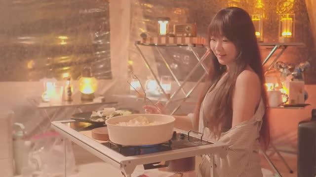 в кемпинге под проливным дождём, в облаках во время самого сильного ливня за всю историю. ASMR