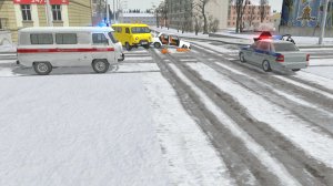 Отказали тормоза. Авария на светофоре в ваз краш тест симулятор 2