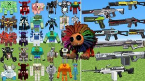 НОВЕЙШИЕ БОССЫ ПРОТИВ СОВРЕМЕННОГО ОРУЖИЯ В МАЙНКРАФТЕ