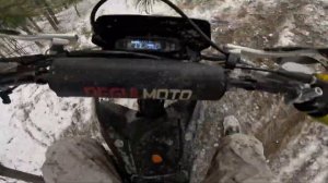 Эндуро,первый снег