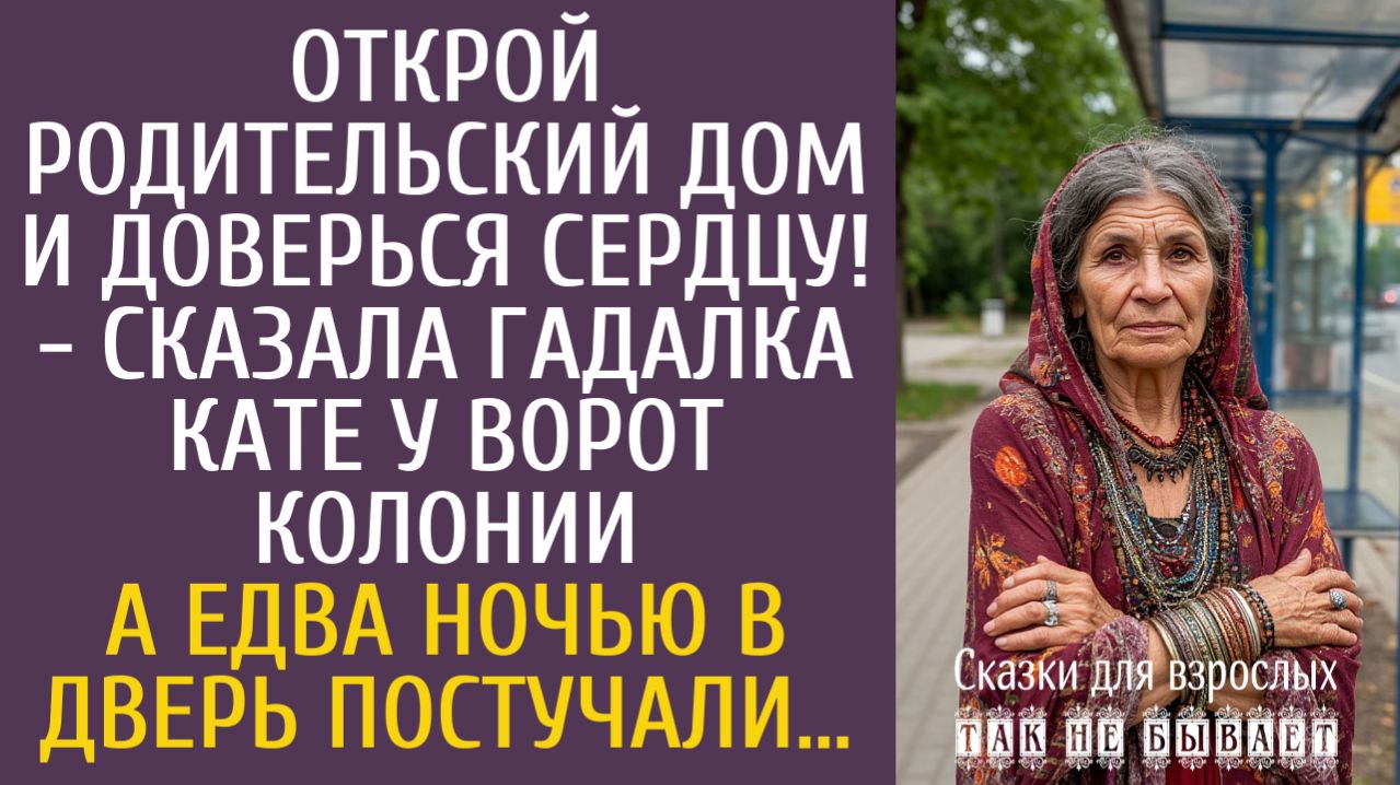 Истории из жизни: Открой родительский дом и доверься сердцу! - сказала гадалка у ворот колонии…