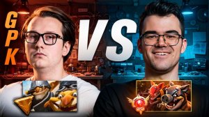 GPK vs ТРАВОМАН на ТЕЧИСАХ! 1vs1 Соло Мид 🔥 Травоман Дота 2