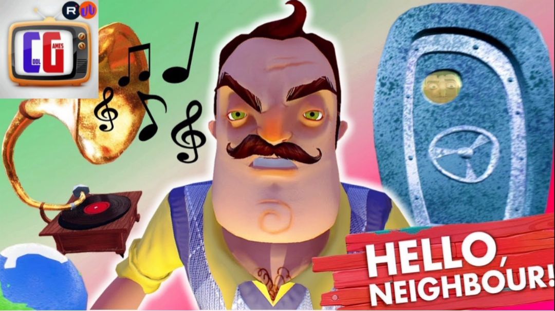 Hello Neighbor НОВЫЕ СЕКРЕТЫ ПРИВЕТ СОСЕД Замороженный глобус гитара и грамм