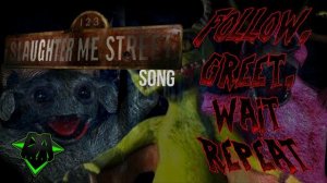 123 SLAUGHTER ME STREET SONG (FOLLOW, GREET, WAIT, REPEAT) LYRIC VIDEO - DAGames (перезалив)
