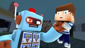 Робот-полицейский. Майнкрафт Мультик