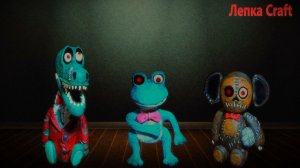 ФНАФ ПАРОДИИ из пластилина #1 _ЛЕПКА CRAFT