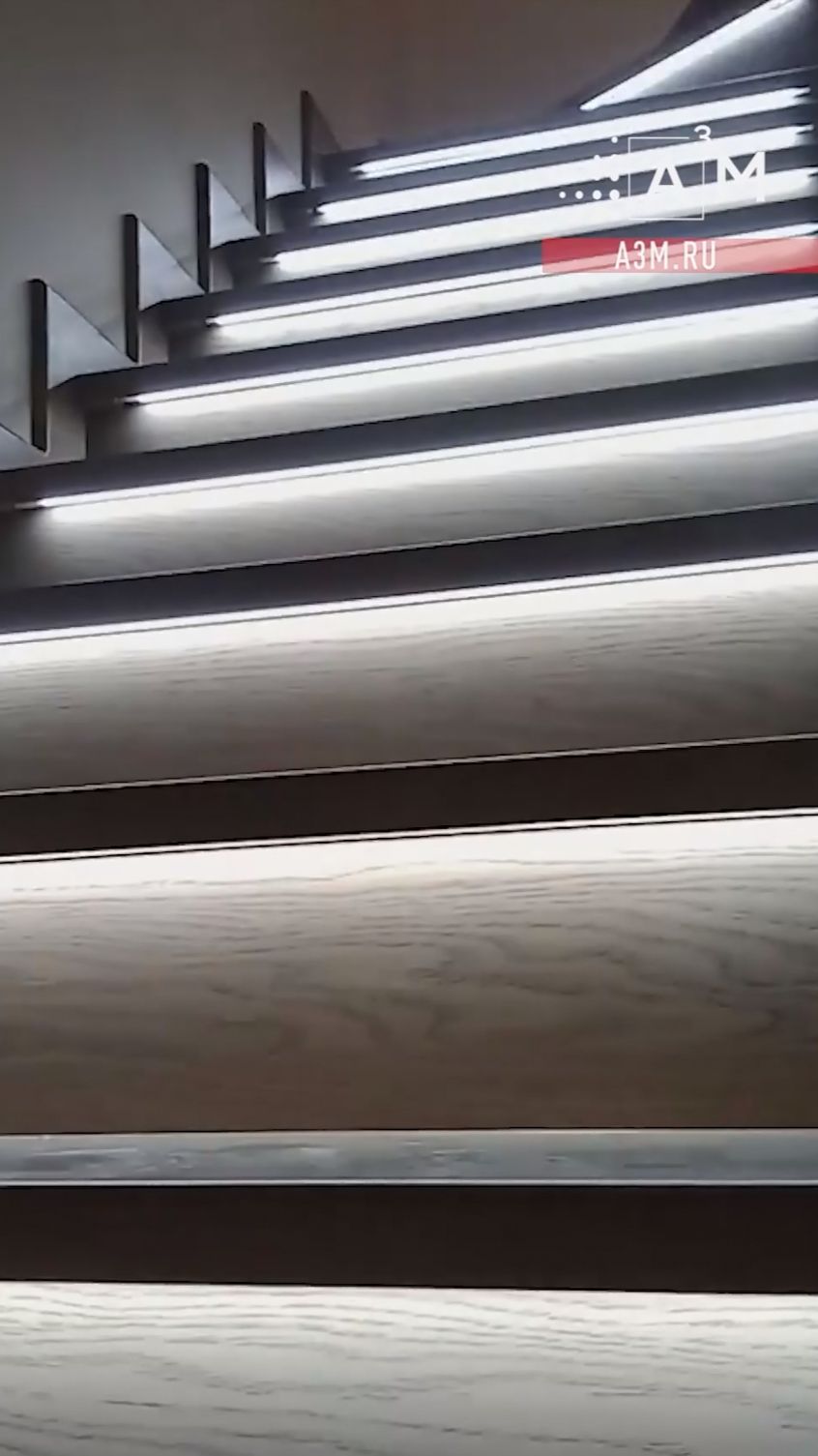 Умная подсветка лестницы A³M ETL — отзыв клиента после установки