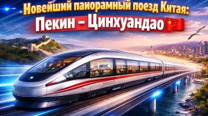 Новейший панорамный поезд Китая до конца Великой Китайской стены Пекин - Цинхуандао 🇨🇳