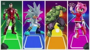 Герои МАРВЕЛ и СОНИК 🦸♂️🦔 ВЕСЕЛЫЙ ТАНЕЦ: Смешные МУЛЬТИКИ для детей ✨🚀