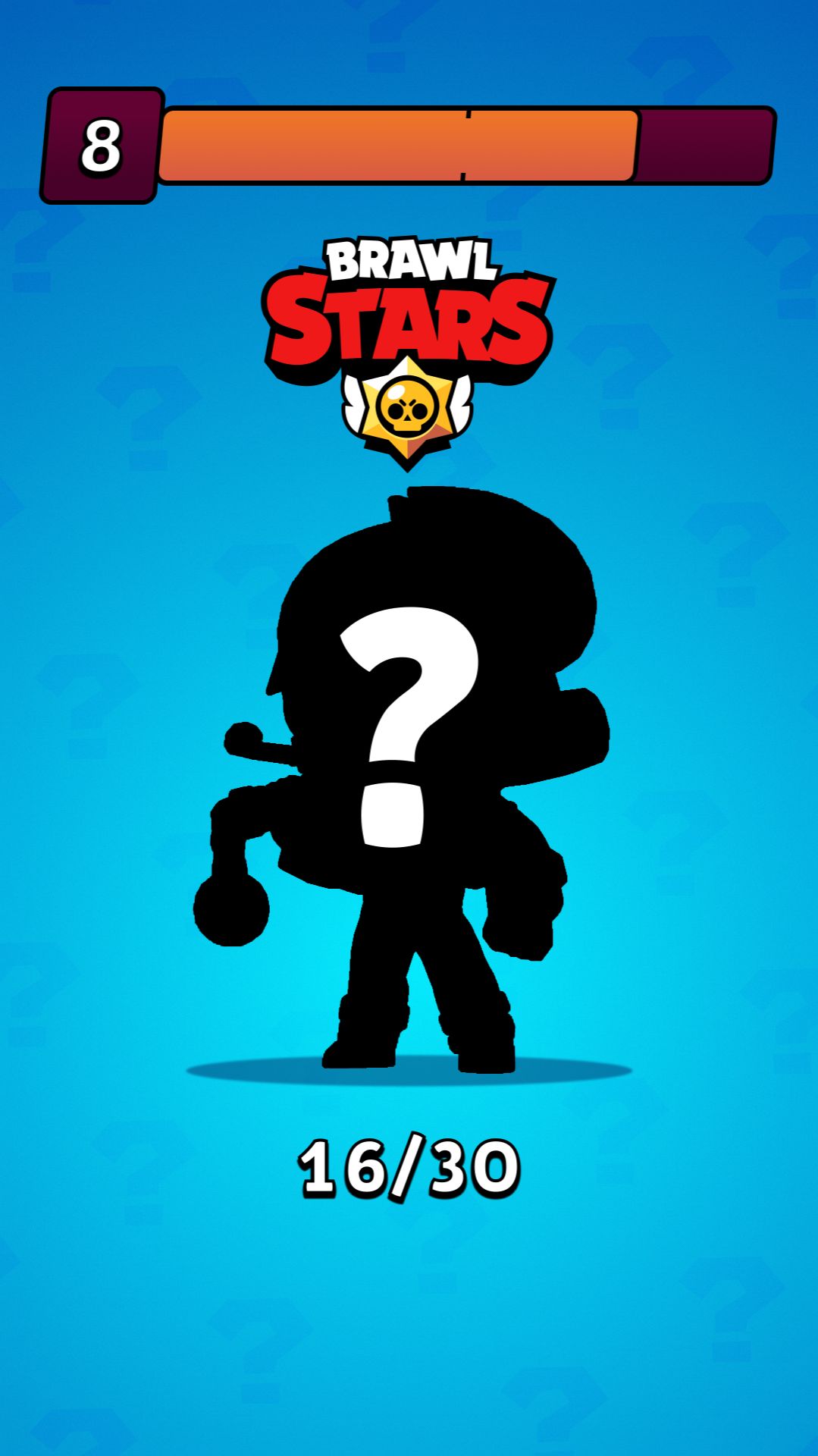 16/30. Угадай по силуэту персонажа из игры Brawl Stars за 10 секунд