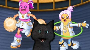 Мои Поющие Монстры и Говорящий Супер Кот 🐱 My singing monsters НОВЫЙ ТАНЦЕВАЛЬНЫЙ ЗАЛ