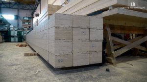 Несущие балки из ЛВЛ (LVL) - бруса.