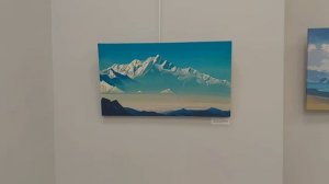 Выставка репродукцй Н. К. Рериха  в г. Находка, организованная обществом дружбы с Индией "Альтаир".