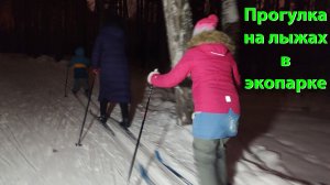 ❄️ Лыжи в феврале 2021: Год без масок? Нет, всё ещё в масках. Экопарк "Затюменский"