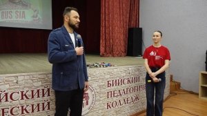 Встреча с трёхкратным серебряным призёром Паралимпиады прошла в Бийском педагогическом колледже