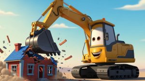 ДЕТЯМ. СТРОЙКА НОВОГО ДОМА. ПЕСЕНКИ ПРО МАШИНКИ И ТЕХНИКУ