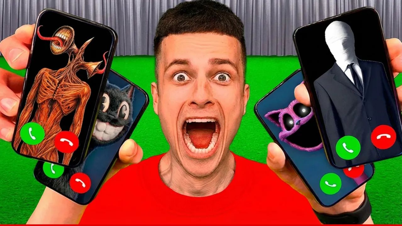 Звоню СРАЗУ ВСЕМ МОНСТРАМ SIREN HEAD, КАРТУН КЭТ и МАМЕ.ЕХЕ в 3:00 ночи!