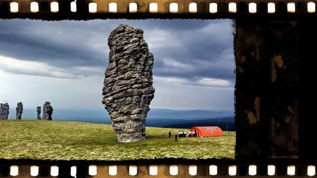 Столбы, выветривания и дерево, Туле !