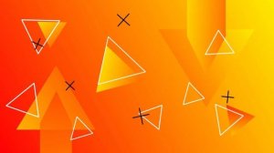 Оранжевый геометрический фон