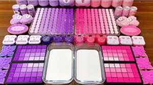 Смешивание слаймов | АСМР видео | Слайм АСМР | Звуки АСМР | Розовый и Фиолетовый