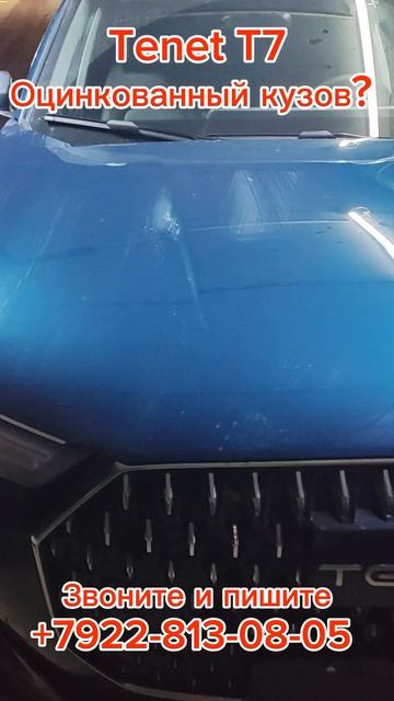 Tenet T7. Оцинкованный кузов?