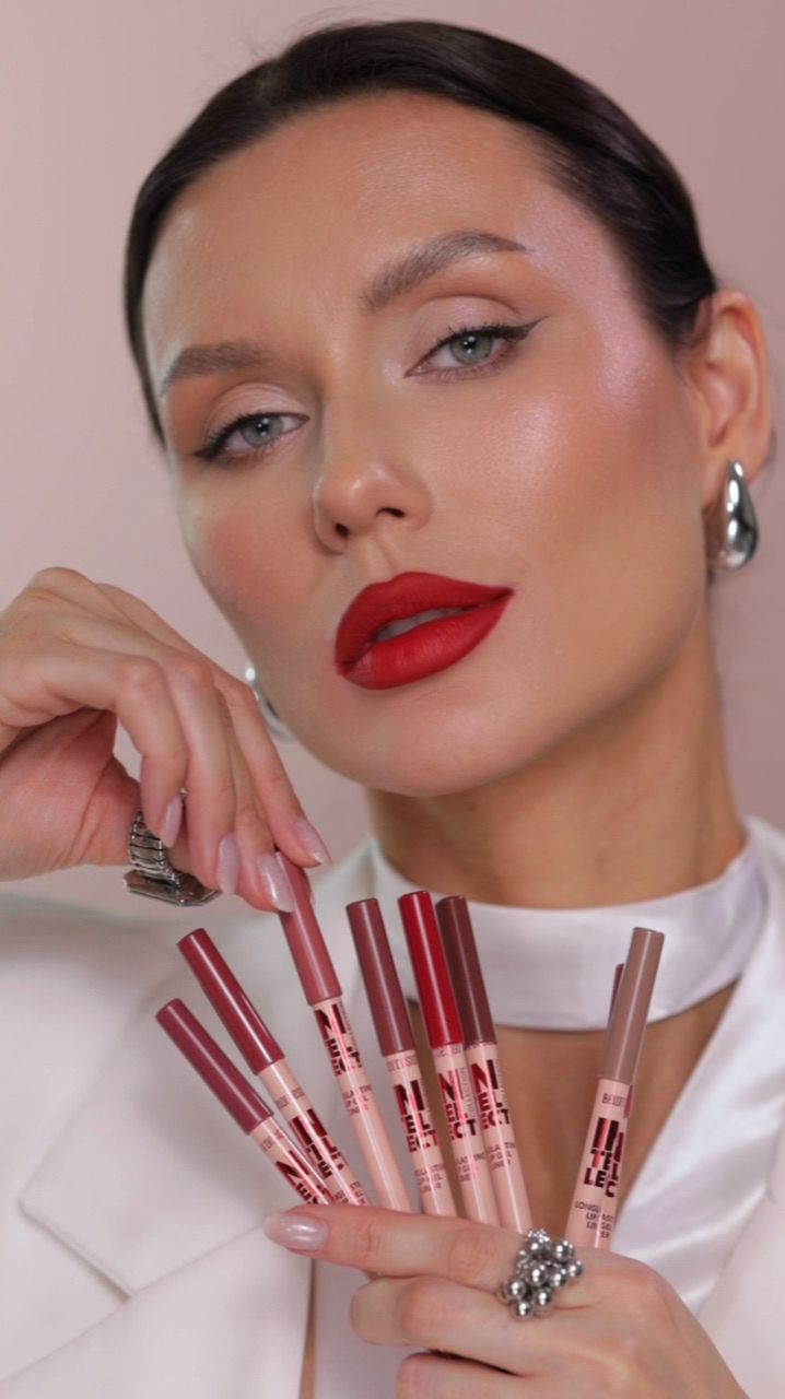 Гелевые стойкие карандаши для губ INTELLECT Belor Design 🔥