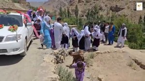 Свадебная церемония афганской женщины .