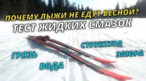 Почему весной лыжи едут хуже? #выборлыж #беговыелыжи #тестлыжнойсмазки #лыжник #весна #снег